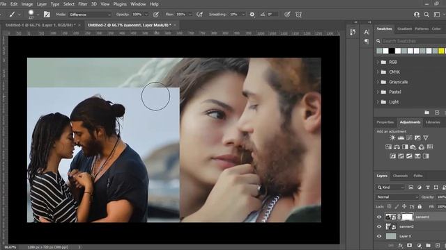 how to creatively blend two images in photoshop (sinhala tutorial)| Gradient | Photoshop| Sinhala смотреть онлайн