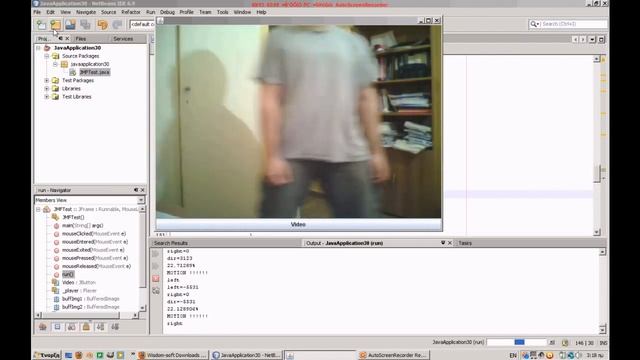 Very simple motion detection application made with java смотреть онлайн