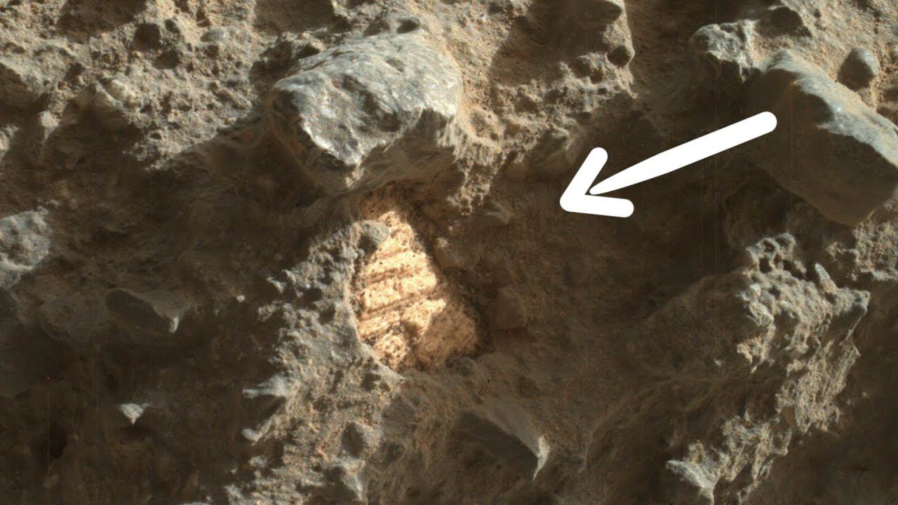 Марс: объемные фотографии породы, переданные марсоходом Curiosity смотреть онлайн