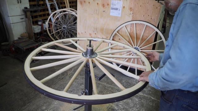 Installing Rim Rivets on Carriage Wheels  Setting 3 Wagon Wheel Tires