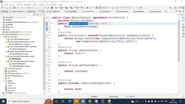 spring boot Jpa authentication || java temple || part2 смотреть онлайн