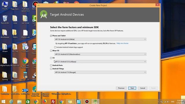 02 - Create Hello World Android application Android Studio toturial 2019 смотреть онлайн