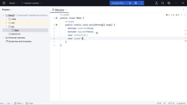 JAVA|Float,Double,Boolean,char veri tipleri смотреть онлайн