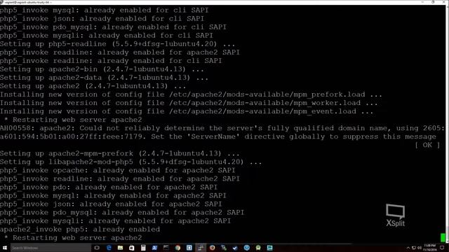 Installing a LAMP server on Linux running on a vagrant смотреть онлайн