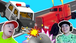 СТОЛКНОВЕНИЕ Грузовика на ПЕРЕКРЕСТКЕ!!! Не Разбей МАШИНЫ в CROSSY BRAKES