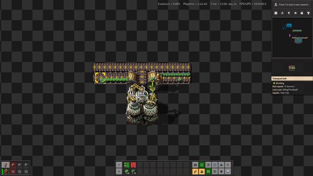 factorio - space optimized kovarex setup смотреть онлайн