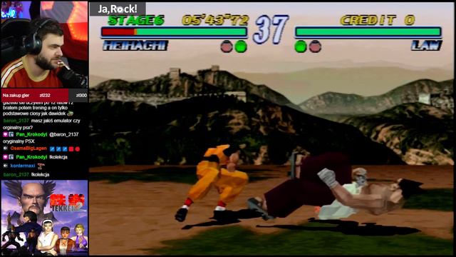 Heihachi, stary CH*** Mishima - Tekken 2 (PSX RETRO) смотреть онлайн