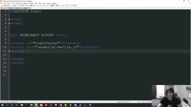 Multiplayer Browser Minecraft Game #1 - GlMatrix And The Vertex And Fragment Shaders