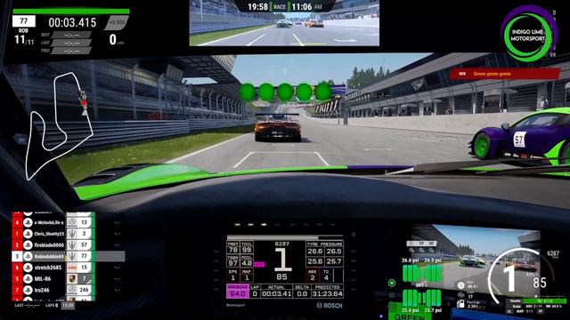 Indigo Lime Motorsport Wednesdays GT2 Races Red Bull Ring смотреть онлайн