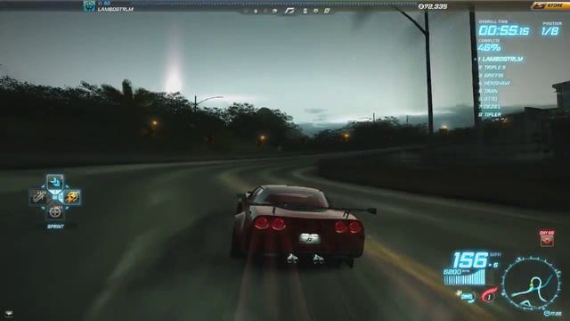 NFSW: Pro Improved Chevrolet Corvette Z06 Carbon Test drive смотреть онлайн