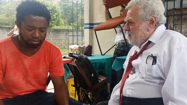 Pedro Pauleey e Isaac Bardavid ensaiam cena do filme "PECADO VERMELHO" смотреть онлайн