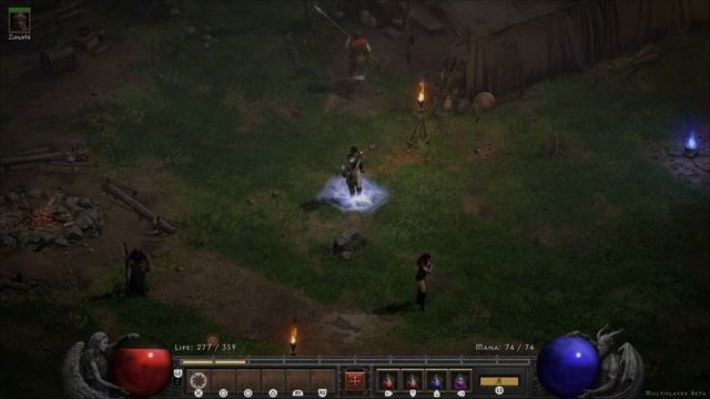 Diablo 2 Resurrected- Heal your mercenary on Console - PS5 смотреть онлайн