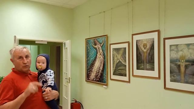 рассказ художника Андрея Блинова о выставке "На Кадетском", г. Пушкин смотреть онлайн