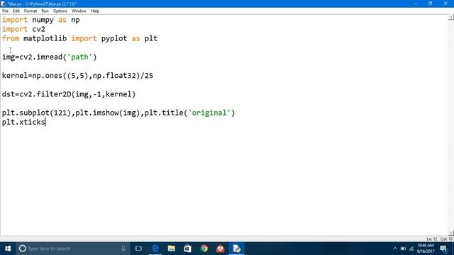 Image Processing in Python-Tutorial 4-Gaussian Blur смотреть онлайн
