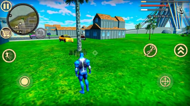 ► Rope Hero Vice Town #69 - IPHONE Gameplay ( Magic Car) смотреть онлайн