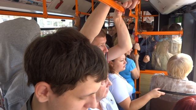 Another ride on a Trolleybus in Minsk, Belarus Минске, Беларусь смотреть онлайн
