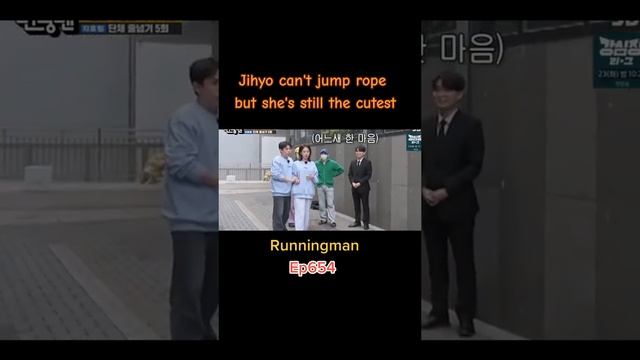 The Rope's Rotating On The Opposite Side Than The Usual One  So It's Harder For JH Unnie To Enter