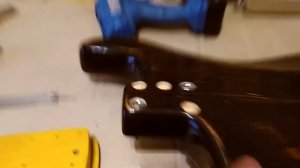 Сборка гитарного конструктора(Guitar kit), изготовление латунного пикгарда!