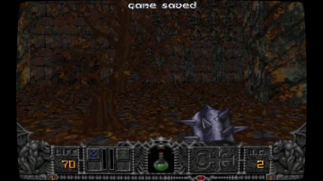 Hexen - Map 01: Winnowing Hall | Dosbox SVN + GLSL Shader смотреть онлайн