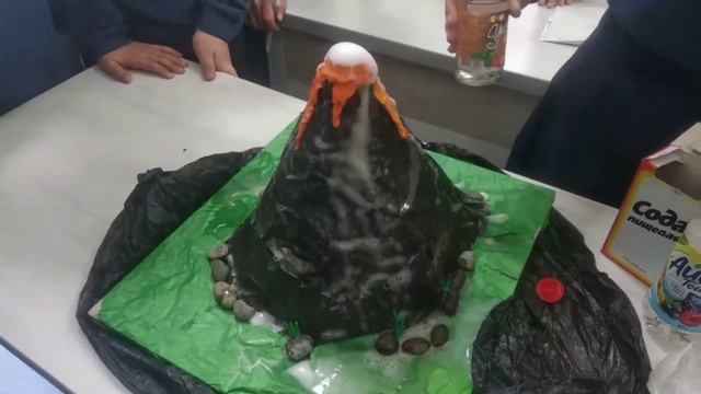 #Vulqon #maketini #yasash #How #to #make #a #volcano 🌋🌋 #Как #сделать #вулкан 🌋🌋