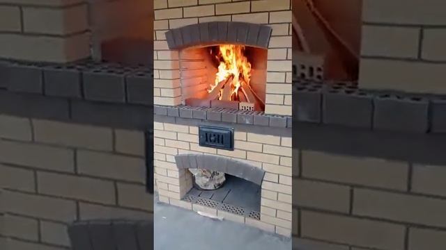 Барбекю комплекс,мангал из кирпича,печь под казан смотреть онлайн