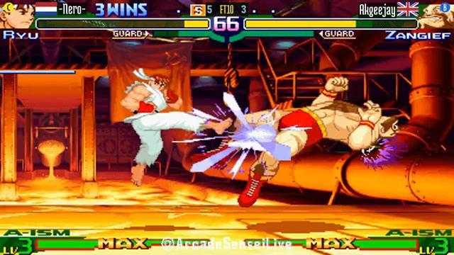 FT10 @sfa3: -Nero- (NL) vs Akgeejay (GB) [Street Fighter Alpha 3 Fightcade] Mar 31 смотреть онлайн