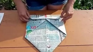 Мастер класс по изготовлению кепки из газеты