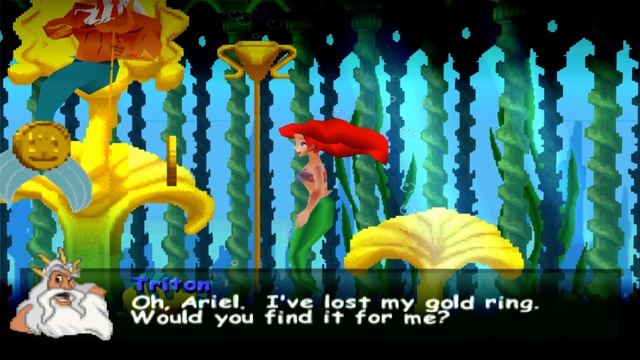 Disney's The Little Mermaid II (Video Game) Walkthrough # 1 смотреть онлайн