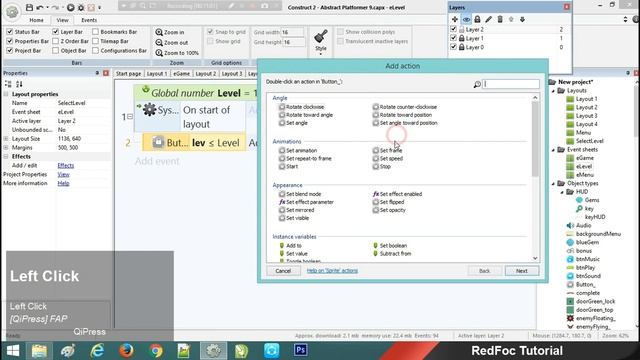 Platformer Game #10 - Lock/Unlock Level - Construct 2 Tutorial смотреть онлайн