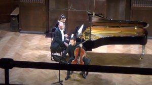 Андрей Коробейников (фортепиано) и Борис Андрианов (виолончель) исп. Брамс. Соната №1 соль мажор