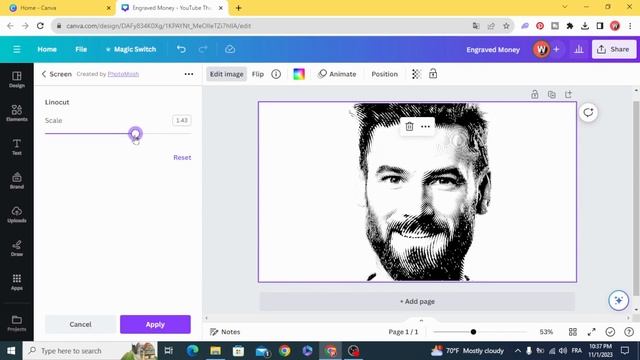 Engraved Money Effect Tutorial in Canva смотреть онлайн