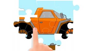 Puzzle. Autos 5. Die Geländefahrzeuge. Teil 1.