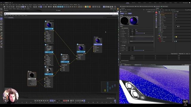 3D Flakes in Cinema 4D & Redshift | Tutorial смотреть онлайн