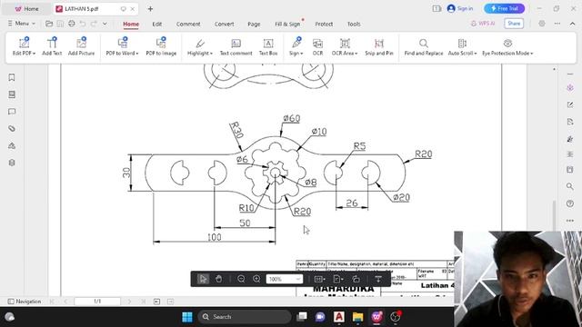 AUTOCAD 2D LATIHAN 5 смотреть онлайн