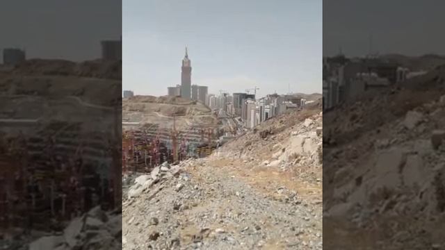 Вид на Мекку с горы Кудай, рядом Kuday parking, и Hotel Silver Classic Marwa, Рамадан Хадж Умра смотреть онлайн