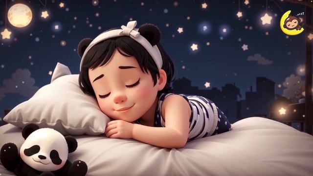 Cuna para Dormir Bebé - Cajita de Música - Nana para Bebes - 60 Minutos (Panda)