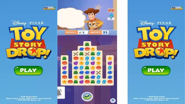Toy Story drop Disney Pixar Bubble Game смотреть онлайн