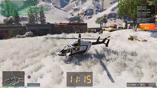 ПРОХОЖДЕНИЕ НОВОГОДНИХ КВЕСТОВ НА ВЕРТОЛЕТЕ! ДИКИЙ ФАРМ ЛЕДЕНЦОВ В GTA 5 RP смотреть онлайн