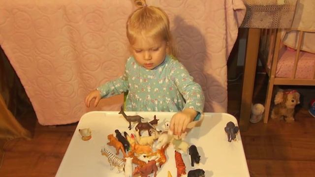 Учим домашних и диких животных для самых маленьких смотреть онлайн