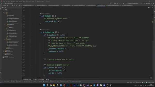 Unity - ECS, Leo Ecs, Entitas, DOTS - 119 смотреть онлайн