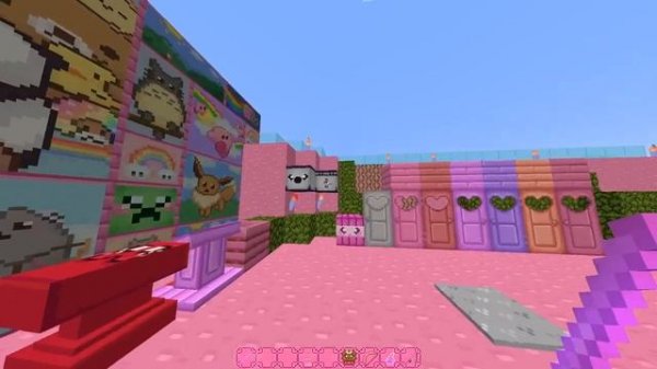 Kawaii World Texture Pack Review 1.14.2【 Minecraft 】