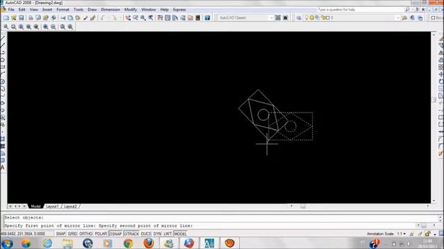 Video Aula Autocad 2008 - Move,Copy, Mirror e Array смотреть онлайн