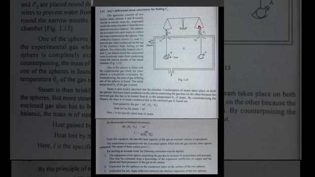 Joly's Differential Steam Calorimeter for finding Cv/B.Sc Physics/Univ. of Madras/Sem 2/Unit 3 смотреть онлайн