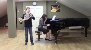 К.Сен-Санс. Романс для валторны и фортепиано