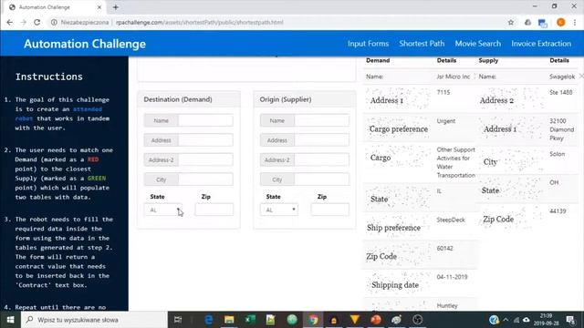 RPA Challenge - Shortest Path with Python, Selenium and Tesseract OCR смотреть онлайн