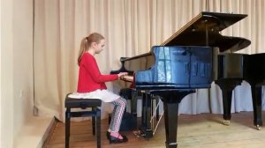Жаворонок, М. Глинка. фортепиано. Ева Салимова 9 лет.