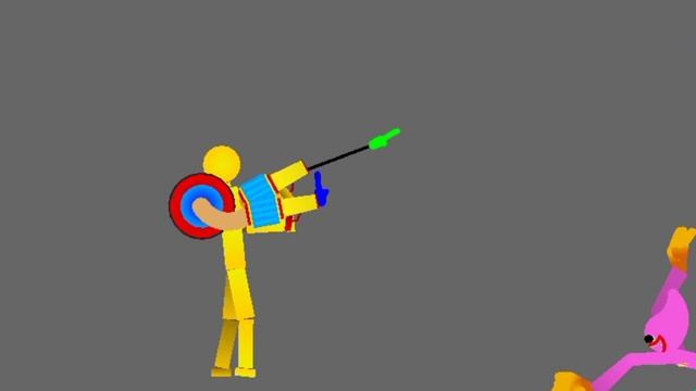 (Stick Nodes) Huggy Wuggy And Mini Huggy Jumpscared Animation смотреть онлайн
