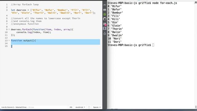 JavaScript Array forEach Method смотреть онлайн
