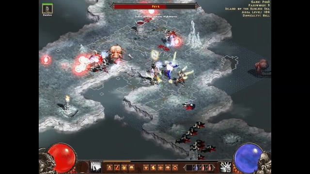 Diablo 2 Median XL Sigma Isle Of The Sunless Sea 105 Uber Rift смотреть онлайн