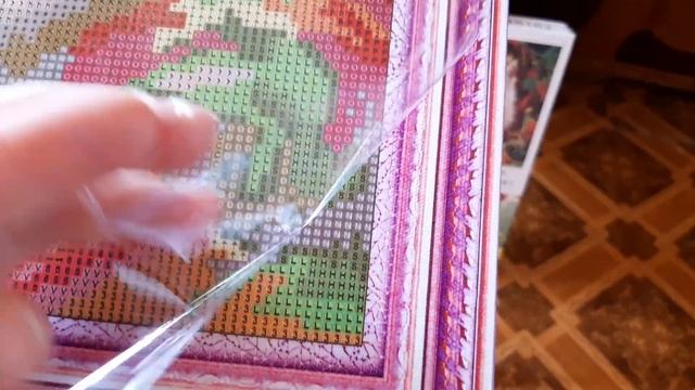 Алмазная вышивка/ Картина на раме из магазина Доброцен, обзор. смотреть онлайн